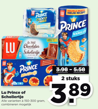 PLUS Lu prince of scholiertje aanbieding