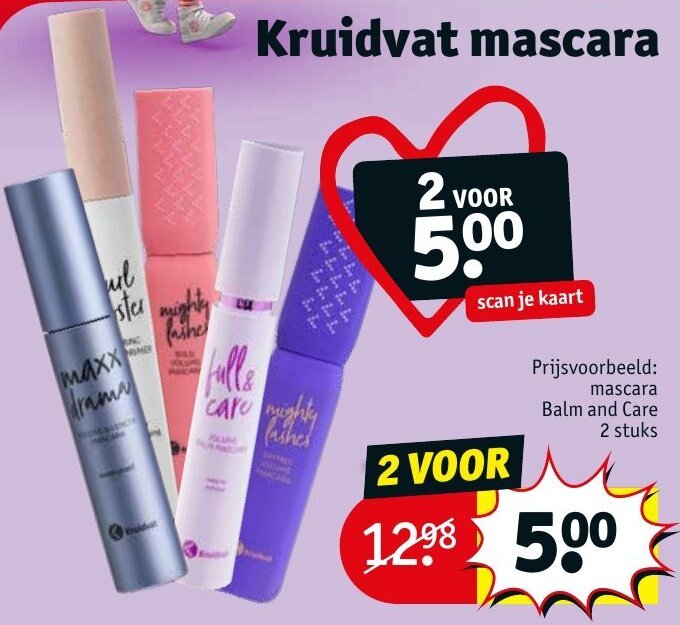 Kruidvat mascara aanbieding bij Kruidvat
