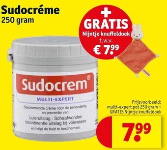 Kruidvat Sudocréme 250 gram aanbieding