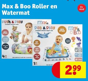 Kruidvat Max & Boo Roller en Watermat aanbieding