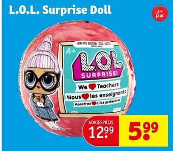 Kruidvat L.O.L. Surprise Doll aanbieding