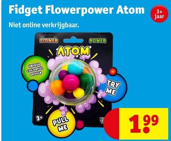 Kruidvat Fidget Flowerpower Atom aanbieding