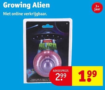 Kruidvat Growing Alien aanbieding