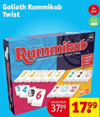 Kruidvat Goliath Rummikub Twist aanbieding