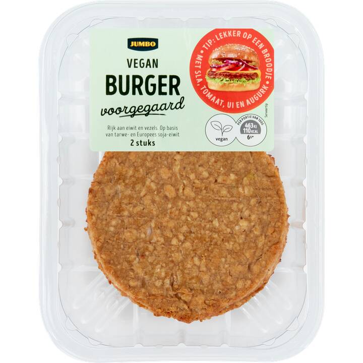 Jumbo vegan burgers 2 stuks aanbieding bij Jumbo