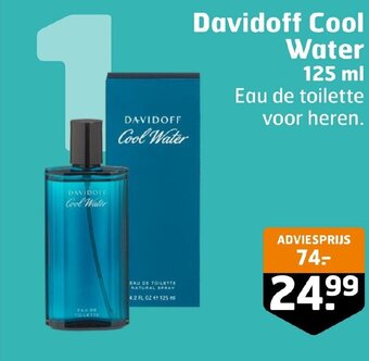 Trekpleister Davidoff Cool Water 125ml aanbieding