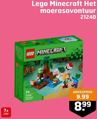 Trekpleister Lego Minecraft Het moerasavontuur aanbieding