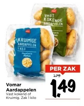 Vomar Voordeelmarkt Vomar aardappelen aanbieding