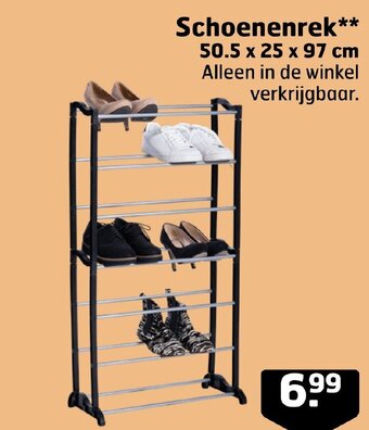 Trekpleister Schoenenrek  50.5 x 25 x 97 cm aanbieding