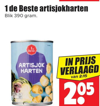 Dirk 1 de Beste artisjokharten 390g aanbieding