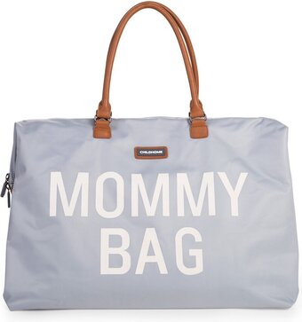 Bol.com Childhome mommy bag groot canvas grey mommy bag grey aanbieding
