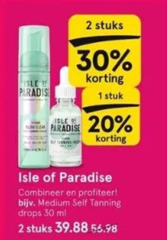 Etos Isle of Paradise aanbieding