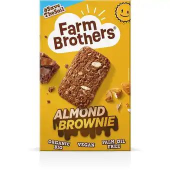 Albert Heijn Farm brothers vegan brownie almond aanbieding