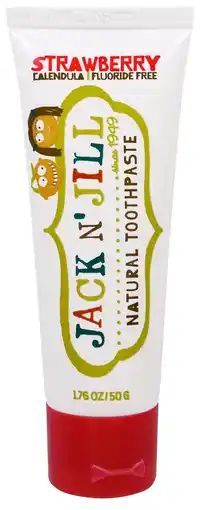 De Online Drogist Jack n' jill natuurlijke tandpasta aardbei 50gr aanbieding