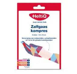 De Online Drogist Heltiq zalfgaaskompres 10cmx7.5 6st aanbieding