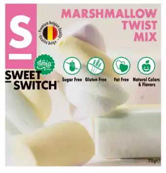De Online Drogist Sweet-switch marshmallow twist mix 70gr aanbieding