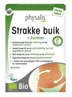 De Online Drogist Physalis strakke buik bio 45tb aanbieding