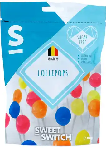 De Online Drogist Sweet-switch lollipops 100gr aanbieding
