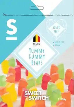 De Online Drogist Sweet-switch yummy gummy bears 150gr aanbieding