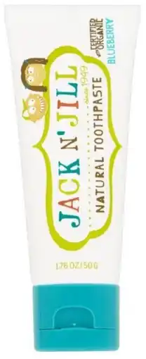 De Online Drogist Jack n' jill natuurlijke tandpasta bosbessen 50gr aanbieding