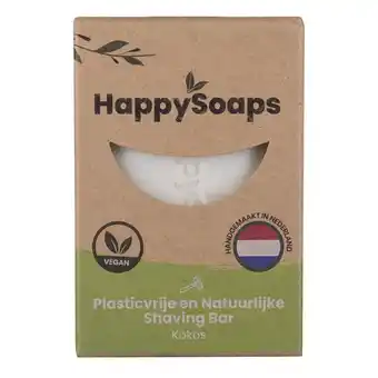 De Online Drogist Happysoaps kokos shavingbar 80gr aanbieding