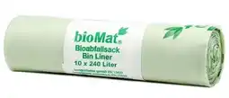 De Online Drogist Biomat composteerbare containerzakken 240l 10st aanbieding