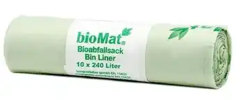 De Online Drogist Biomat composteerbare containerzakken 240l 10st aanbieding