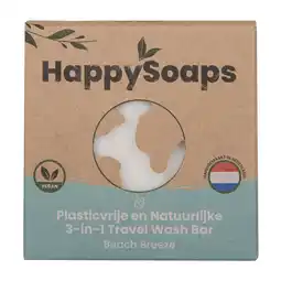 De Online Drogist Happysoaps 3-in-1 travel wash bar – beach breeze 40gr aanbieding