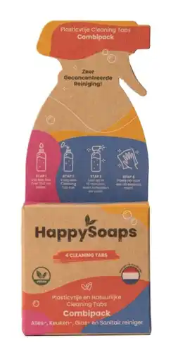 De Online Drogist Happysoaps cleaning tabs combipack 32gr aanbieding