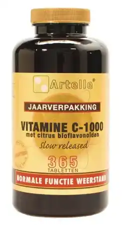 De Online Drogist Artelle vitamine c-1000 bioflavonoïden tabletten 365tb aanbieding