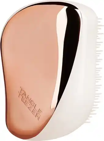 De Online Drogist Tangle teezer antiklit haarborstel compact goudroze 1st aanbieding