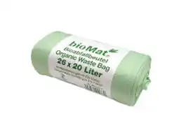 De Online Drogist Biomat composteerbare afvalzakken 20l 26st aanbieding