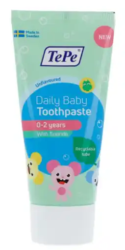 De Online Drogist Tepe daily baby tandpasta 1st aanbieding