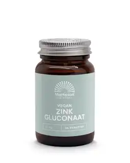 De Online Drogist Mattisson healthstyle zink gluconaat 25mg 60tb aanbieding