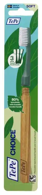 De Online Drogist Tepe choice soft groen tandenborstel 3st aanbieding