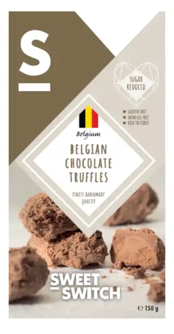 De Online Drogist Sweet-switch belgian chocolate truffles 150gr aanbieding