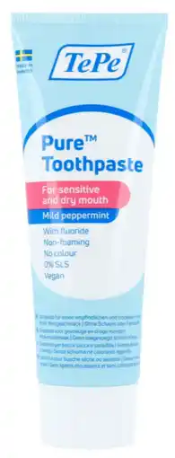 De Online Drogist Tepe pure pepermunt tandpasta 1st aanbieding