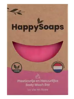De Online Drogist Happysoaps rose body wash bar 100gr aanbieding