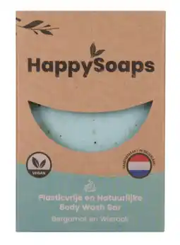De Online Drogist Happysoaps bergamot & wierook body wash bar 100gr aanbieding