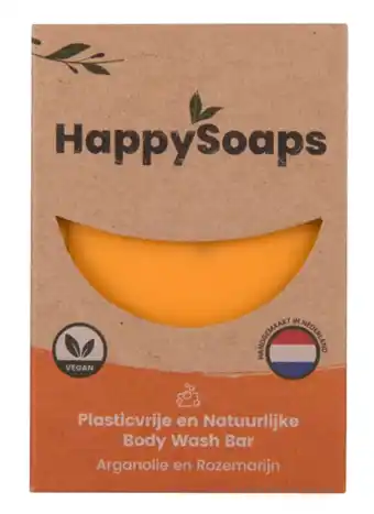 De Online Drogist Happysoaps arganolie & rozemarijn body wash bar 100gr aanbieding