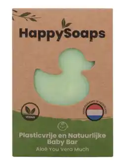 De Online Drogist Happysoaps baby & kids aloe vera bar 80gr aanbieding