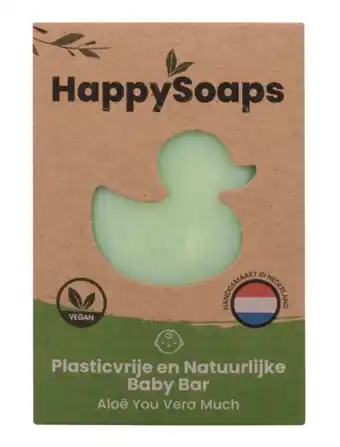 De Online Drogist Happysoaps baby & kids aloe vera bar 80gr aanbieding