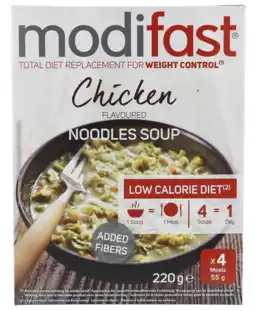 De Online Drogist Modifast weight control soep kip noodle 220gr aanbieding