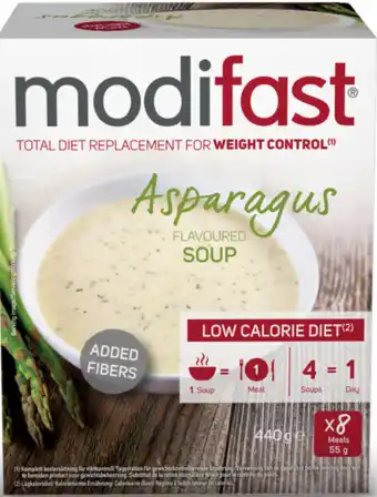 De Online Drogist Modifast weight control soep asperge 440gr aanbieding