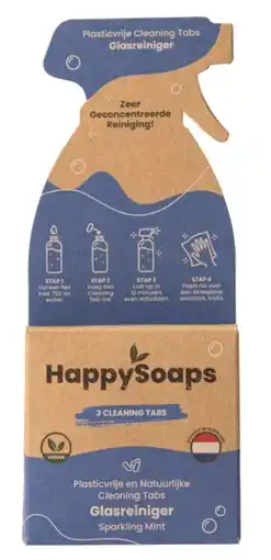 De Online Drogist Happysoaps sparkling mint glasreinger tabs 24gr aanbieding