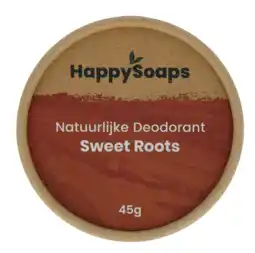De Online Drogist Happysoaps sweet roots deodorant 50gr aanbieding