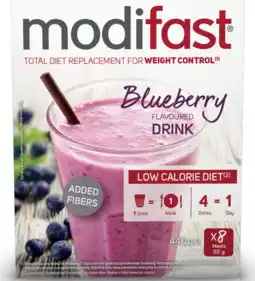 De Online Drogist Modifast weight control drink blueberry 440gr aanbieding