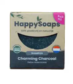De Online Drogist Happysoaps charcoal shampoobar 70gr aanbieding