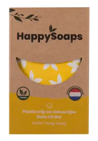 De Online Drogist Happysoaps exotic ylang ylang body oil bar 70gr aanbieding