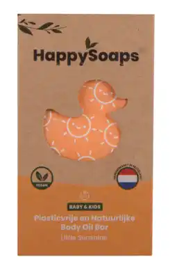 De Online Drogist Happysoaps baby & kids body oil bar 80gr aanbieding